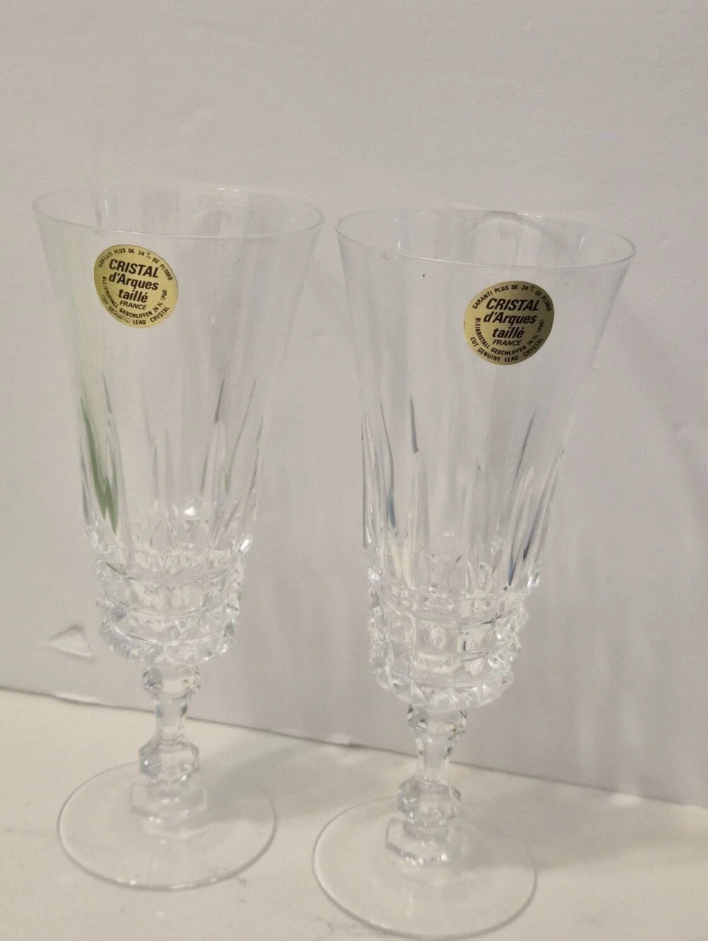 Cristal D'arques Crystal Champagne Flutes